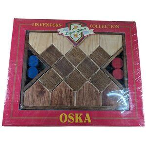 Lagoon Games Oska Wooden Board Game 2-Player Inventors Collection Sealed